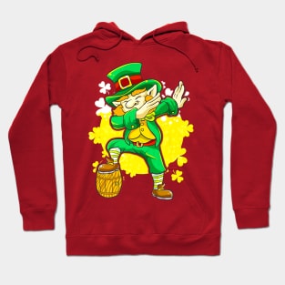 Dabbing Leprechaun Irish Beer Keg St Patricks Day Hoodie